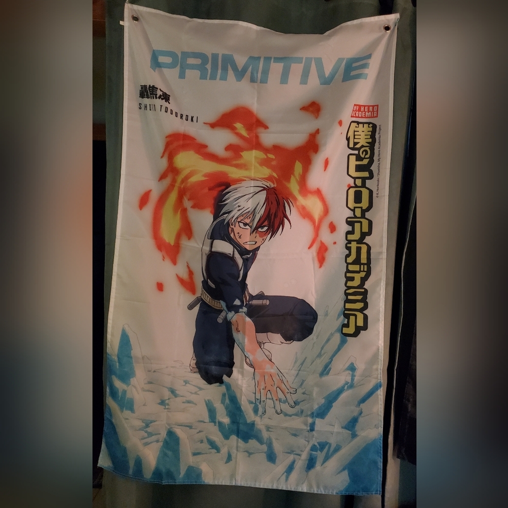 2 banners, Hero Academia +Primtive Banners